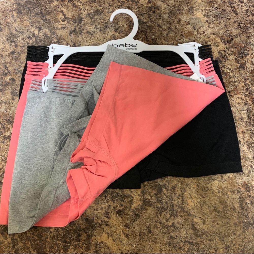 NWT Bebe 3-Pack Seamless Boy Legs Panties - Picture 5 of 7